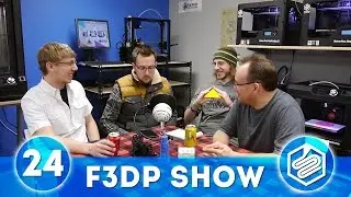 F3DPS Episode 24 - 3D Printed Elephant and Coffee Filament