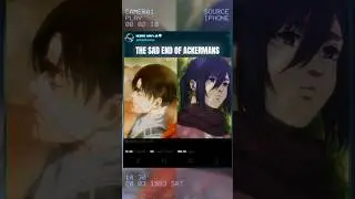 THE SAD END OF ACKERMANS  #attackontitan #aot #viral #edit