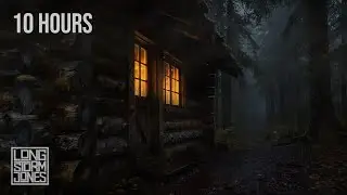 A Private Thunderstorm in the Woods &mdash; Steady Rain & Distant Thunder | 10 HOURS