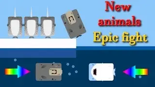 Deeeep.io all animal || The fight of legends || New animals