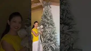 How to Professionally Decorate a Christmas Tree with Ribbon #christmastreedecoration #christmastree