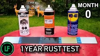 1 Year RUST Test - Tremclad Rust Reformer | Cosmoline RP-342 | WD-40