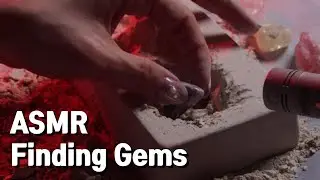 ASMR Finding Gems l 석고부수기ㅣ보석캐기 ㅣ다이소 장난감