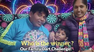 Our family Dart game challenge,#game #family #fun