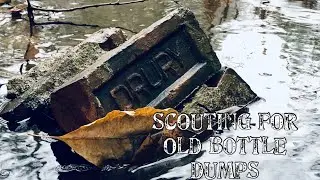 Scouting for old New England bottle dumps