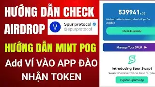 Instructions for checking Spur Protocol airdrops & minimum POG requirements + adding a wallet to ...