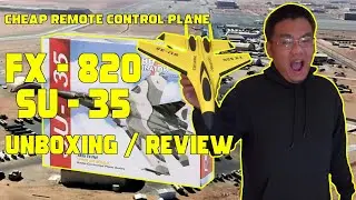 REMOTE CONTROL PLANE | FX-820 SU-35 UNBOXING/REVIEW [Tagalog/ENGLISH SUB]