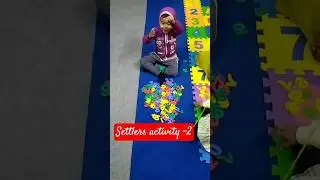 The i-school Balasore play school :  settlers activity.