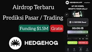 Airdrop Prediksi / Treding Gratis Terbaru | Tutorial Cara Garap Airdrop Hedgehog