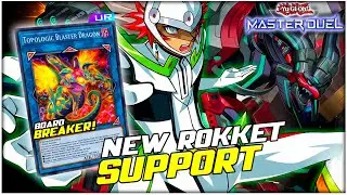 Pure Build! Rokket Deck ft. New Support / Topologic Blaster Dragon | Yu-Gi-Oh! Master Duel
