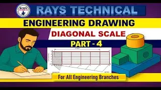 Engineering Drawing 12 || Diagonal Scale 04 || Complete Syllabus Covered || By Ray Sir