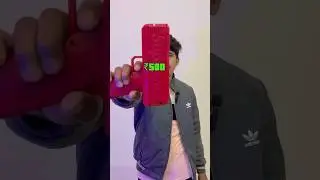 ₹500 MONEY RAIN GUN TESTING #shorts #money #gun #ytshorts