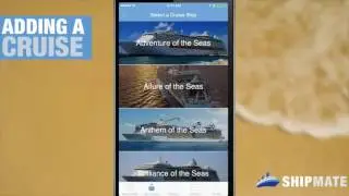 Ship Mate Tutorial #2:  Adding a Cruise