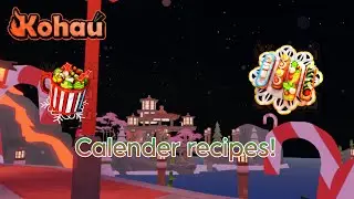 Kohau hibachi restaurant | Christmas calender secret recipes! #hibachi #restaurant #roblox 