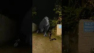 Big Dinosaur Jurassic world attack part 90 #vfx #trending #dinosaur #youtube #shorts #ytshorts