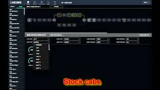 Boss GT1000 stock cabs & custom IRs