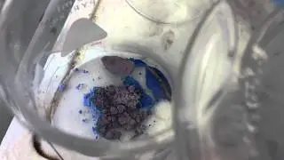 Destructive heating of cobalt complex