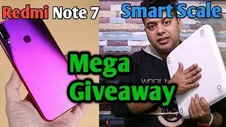 Redmi Note 7 *Giveaway* by gsmoreans || Actofit smart scale giveaway by Gadgettouse