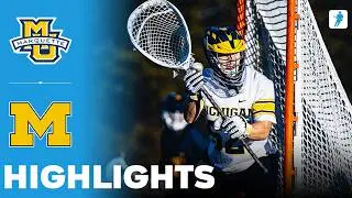 Marquette vs Michigan | NCAA College Lacrosse | Highlights - February 07, 2026