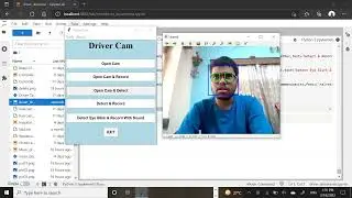Sleep detection || Sleep detection camera alert system || Python