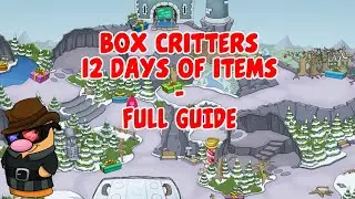 Box Critters 12 Days of Holiday Items Full Guide
