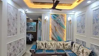 3bhk full interior Divyansh flora C tower call +91-85340-95320 #interiordesign #3bhkflate 