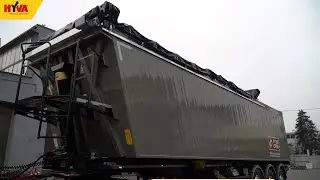 How to cover tipper semitrailer safely - HYVA SlideKap