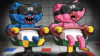 Huggy Wuggy STUCK in VIRTUAL REALITY! (Minecraft)
