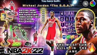 Young Michael Jordan Build is BROKEN in NBA 2K22! Best Build, Jumpshot, Badges, Dribble moves!