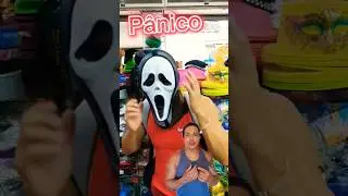M&aacute;scara do P&acirc;nico Scream #shorts #fantasia #react