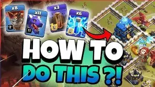 Best TH12 attack strategy for Ranked battle and Clan war | Zap Dragon Attack || Easy 3 stars ||