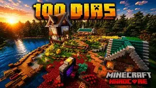 EU SOBREVIVI 100 DIAS NO BIOMA DE TAIGA NO MINECRAFT HARDCORE