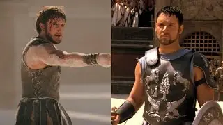 Lucius puts on his father Maximus' armor and sword   Gladiator 2 scene 4k
