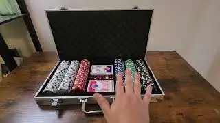 Обзор набора фишек для покера NOLIE Casino Poker Set 200/300 шт. в алюминиевом кейсе