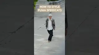 Я попробовала стилизовать кроссовки Puma Speedcats.