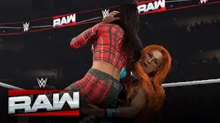WWE 2K25 RAW AJ LEE VS BECKY LYNCH (W/LYRA VALKYRIA) - WINNER FACE LIV MORGAN AT SNME