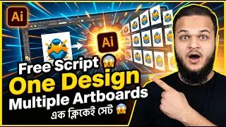 One Design to Multiple Artboards 😱 | Illustrator Automation Script