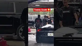 Travis Scott Buys A Blacked Out Lamborghini