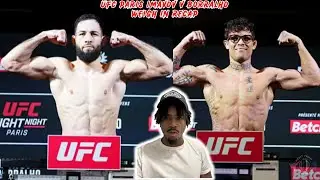 UFC PARIS IMAVOV V BORRALHO WEIGH IN RECAP