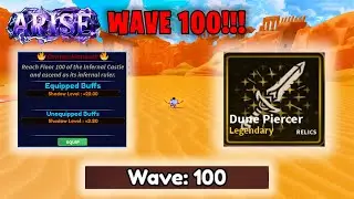 I Reached Wave 100 In The Infinite Desert! (Here's How) | Arise Crossover