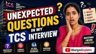 Unexpected Questions in TCS interview in telugu