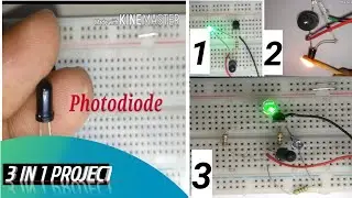Top 3 Useful Circuits Using Photo diode Electronic Projects Very Very Easy With BC547