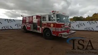 19028 - 1987 Pierce Mfg Inc Dash Pumper Truck Will Be Sold At Auction!