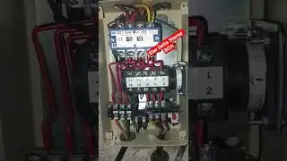 Star Delta Starter #full hand#wiring#without#digram#shortvideo