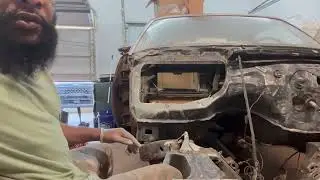 ЗА КУЛИСАМИ 78 РЕСТАВРАЦИЯ МОТОРНОГО ОТСЕКА И РАМЫ CUTLASS CALAIS‼️ #cutlass #рама #моторныйотсек