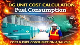 Diesel Generator Fuel Consumption |DG  cost per kwh| DG Unit rate calculation@technicalgyanji