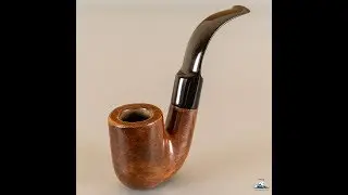 Savinelli No-Nik Smooth Oom Paul Saddle Stem (604 KS) 9mm *SOLD*