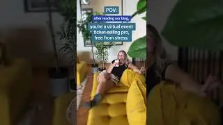 POV: You're a virtual event ticket selling pro (after reading our blog)
