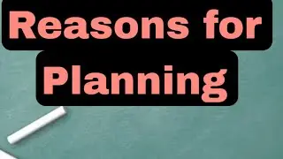 Reasons for Planning || Business Management #commerce #12th #bcom #exams .