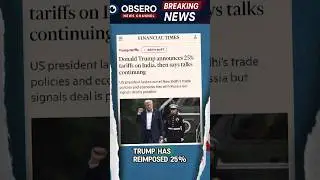 Trump Targets India Over Russian Oil #India #viralshorts